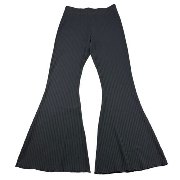 Nike High Waisted Ribbed Flare Leg Pant Size Small - Picture 3 of 7